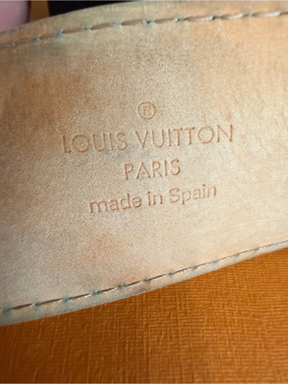 Louis Vuitton Damier Azur LV Initiales 40mm Belt - White/Blue - Picture 5 of 7